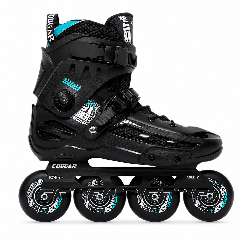 Cougar 509 urban inline skates with CNC aluminum chassis