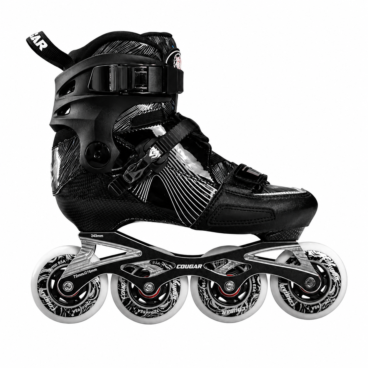 Cougar C3 carbon slalom inline skates for freestyle and urban skating