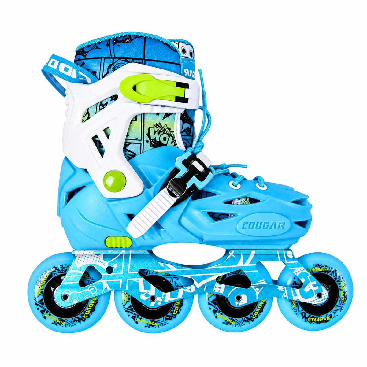 Cougar C1 beginner adjustable inline skates for kids